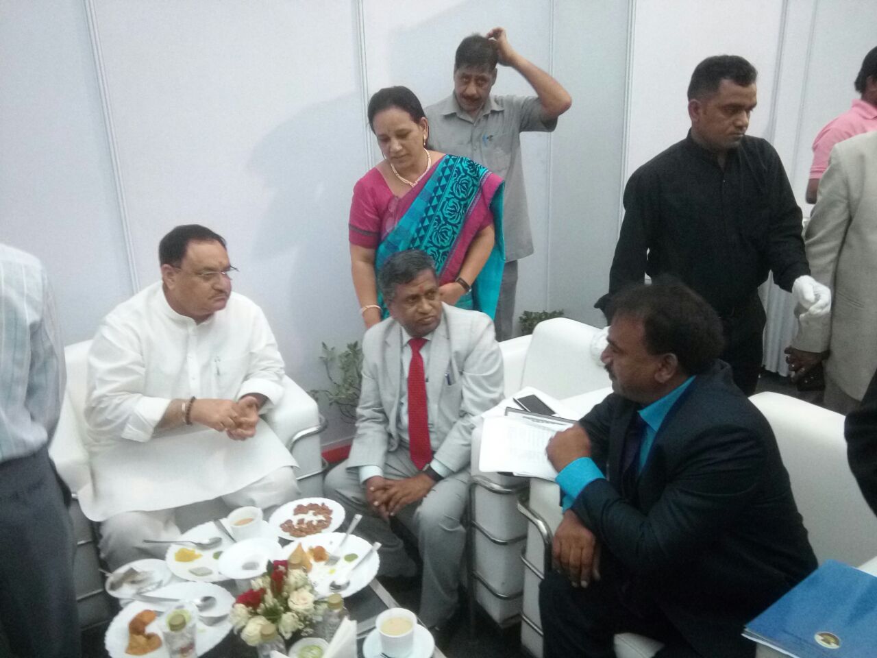 Discussion with Hon'ble J P Nadha